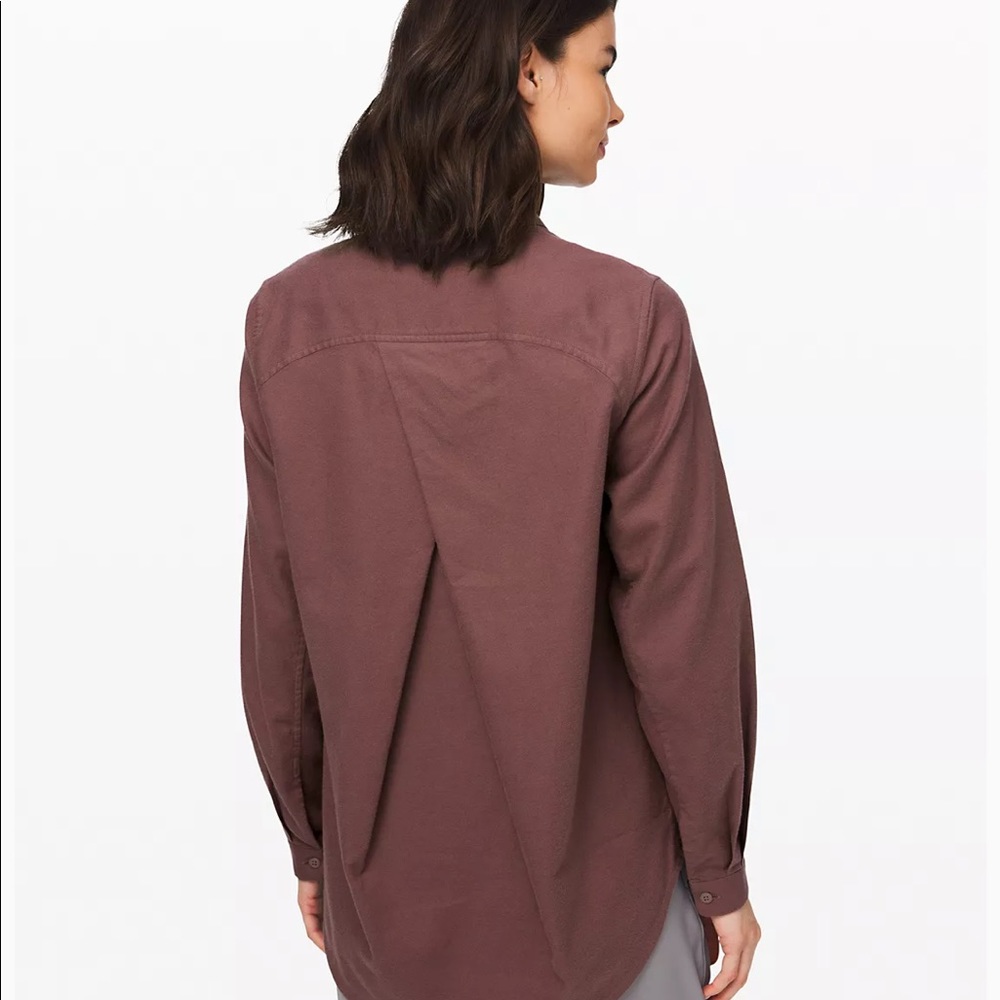 NWT Lululemon Full Day Ahead Flannel Shirt 12